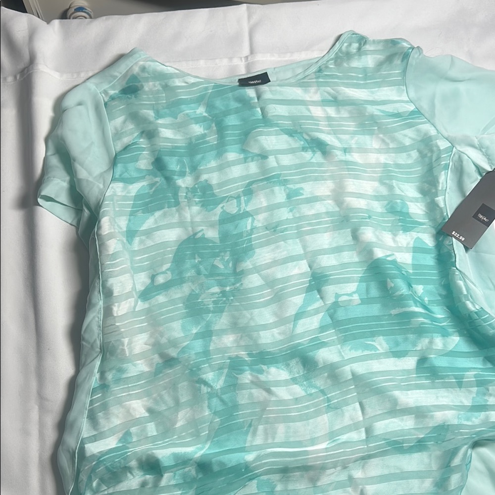Missoni for Target Green and White Short Sleeve Tee